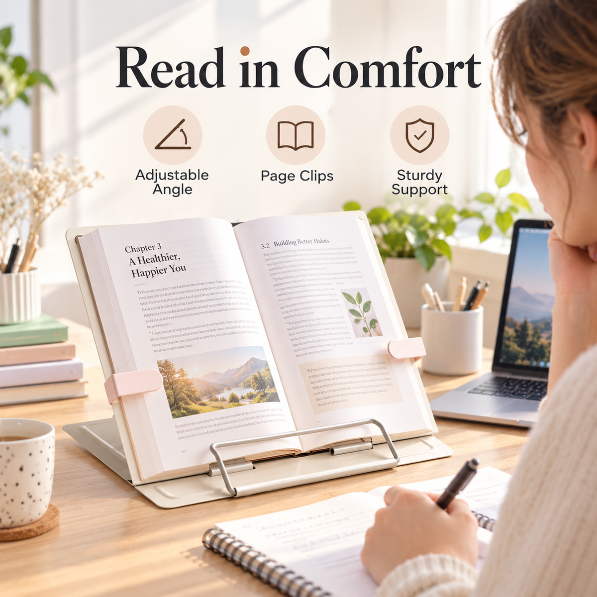 Adjustable Reading Book Stand