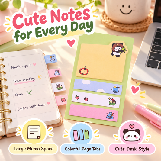 Panda Sticky Note Set