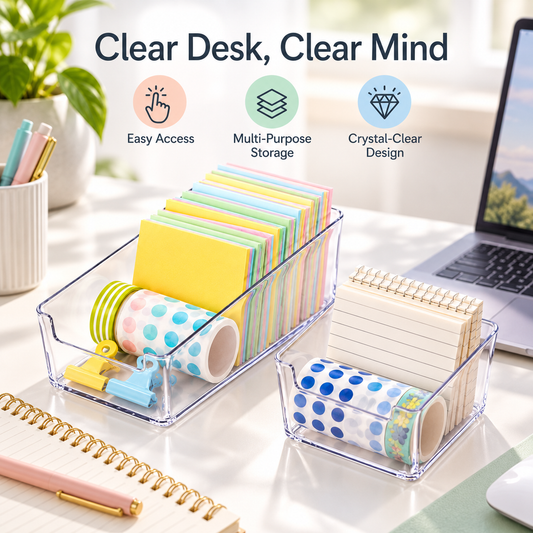 Transparent Sticky Note Organizer